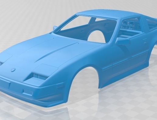 🚗 Nissan 300ZX Turbo 1983 Printable Body Car・ STL File for